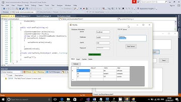 Transfer Data between RS232, TCP/ip and MySql using C#