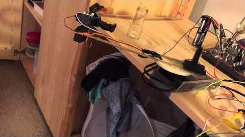 Arduino using accelerometer to control robotic hand/arm - Test 1