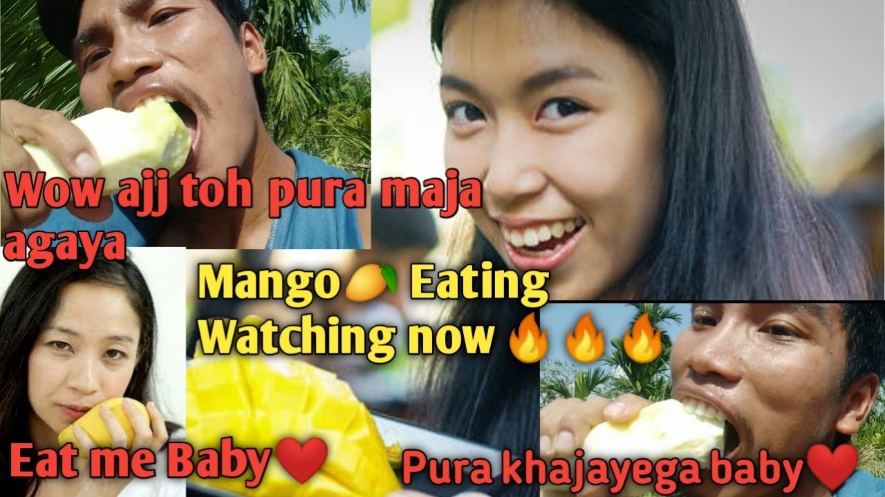 Today I'm first time eating Mango🥭 local mango🥭 eating bohot tita short video🔥 Mosst662