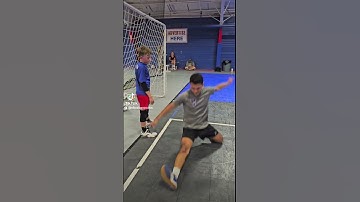 FUTSAL GOALKEEPER HOW TO MAXIMIZE COVERING GOAL AREA WHEN BALL IS ROTATING #FUTSAL #SOCCER