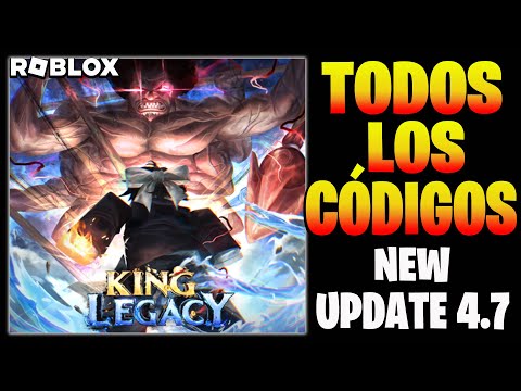 TODOS los CÓDIGOS de KING LAGACY activos / Legado del Rey [UPDATE 4.8]  ROBLOX 2023 TilloASR 