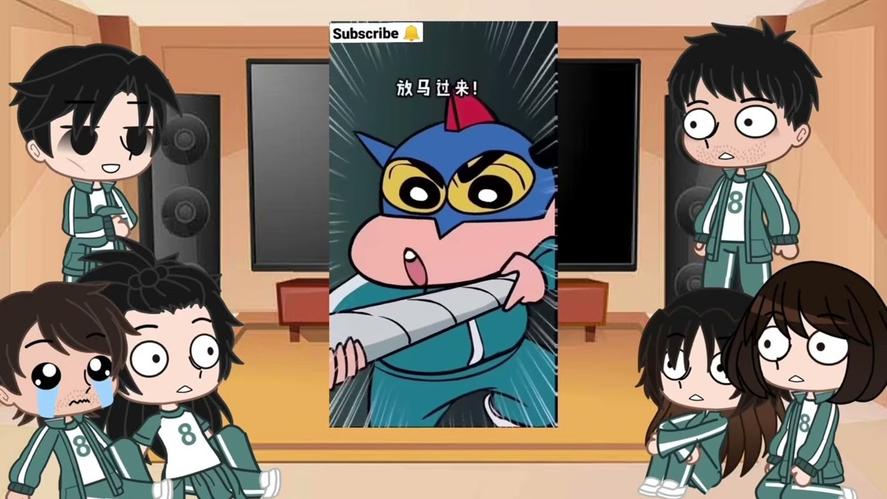 Squid game S2 react to Squid game funny animation ||part 2||