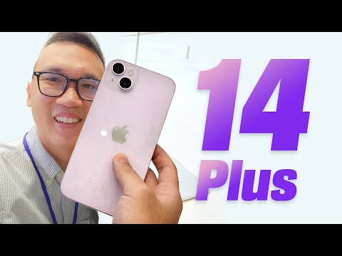 Video Trên tay iPhone 14 Plus: màn to, pin trâu nhất lịch sử... - youtube