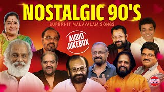 Nostalgic 90s  Super Hit Malayalam   Kj Yesudas  Mgsreekumar   Jukebox