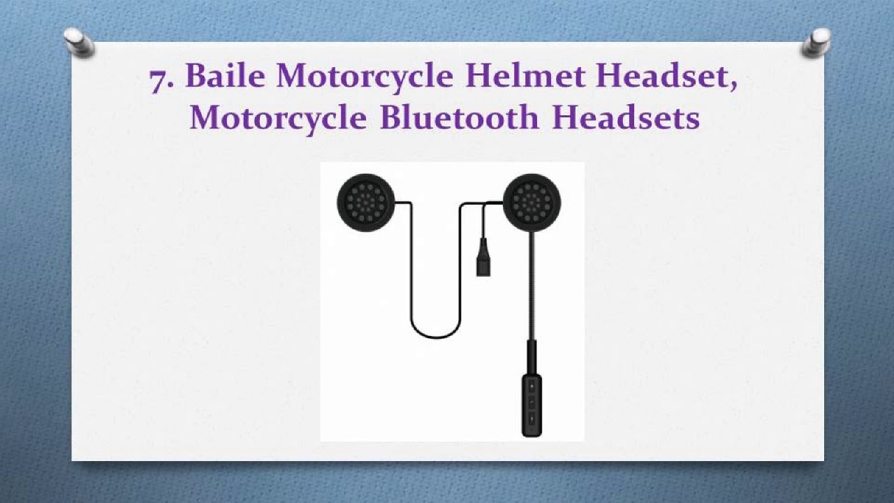 Top 10 Best Motorcycle Bluetooth Headsets in 2018 YouTube