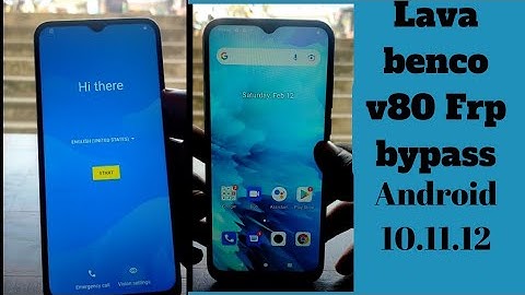 Lava Benco V80 AE9010 Frp Bypass ^Without PC //Android Version 11