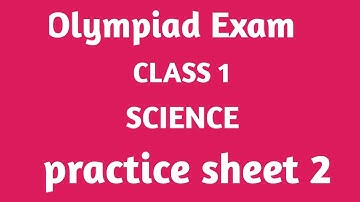 olympiad exam class 1/      NSO class 1 science/class 1 science olympiad practice sheet/