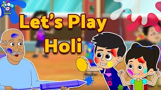 Let's Play Holi | Holi Celebration 2022 | English Moral Stories | English Animated | English Cartoon screenshot 2