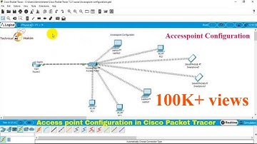 Access point Configuration in cisco packet tracer | Technical Hakim | ccna #AccesspointConfiguration
