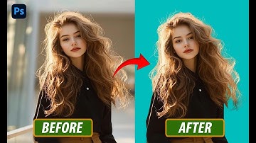 Perfect Hair Selection in Photoshop | Select and Mask Tool tutorial #PhotoshopTutorial