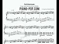 anlatamam piano sheet