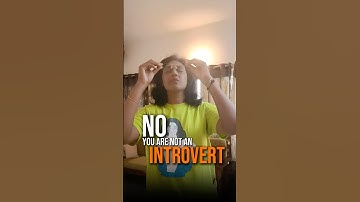 No your are not an introvert #communication #introvert #master #bodylanguage #facts #english #video