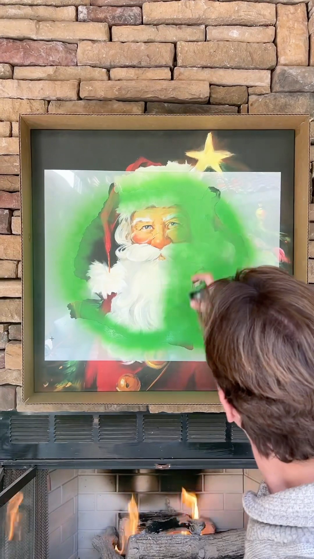 Dad fixes Santa ?