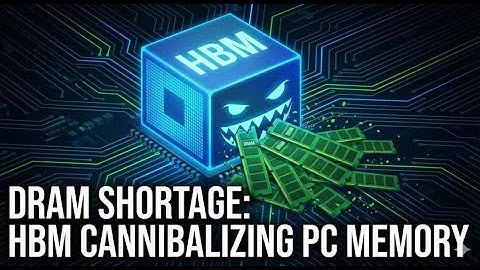 DRAM Shortage: How AI (HBM) is Cannibalizing PC Memory Supply