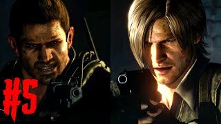 ЛЕОН ПРОТИВ КРИСА! ► Resident Evil 6 Прохождение #5 ► ХОРРОР ИГРА ЛЕОН ПРОТИВ КРИСА! ► Resident Evil 6 Прохождение #5 ► ХОРРОР ИГРА