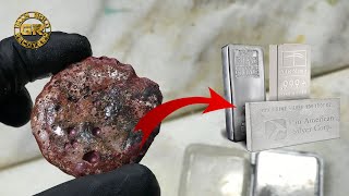 Purification of silver using aluminum | Converting Silver Nitrate into Metallic Silver | Easy Method