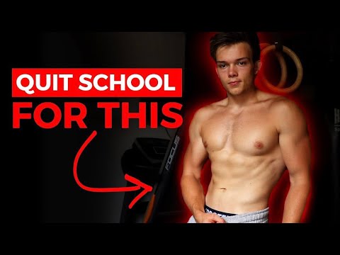 calisthenics workout program for beginners Quitting school for youtube and working out