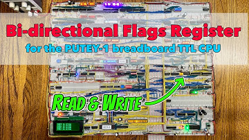 Creating a Writable Flags Register on the PUTEY-1 Breadboard TTL CPU