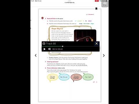 English Cambridge Grade 3 - Chapter 1 - Track 05 Rope Rhyme English Cambridge Grade 3 - Chapter 1 - Track 05 Rope Rhyme