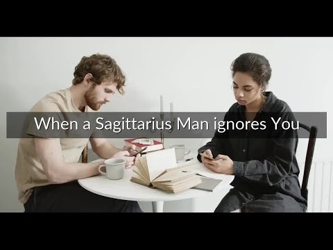 Distant acting sagittarius man Sagittarius Man