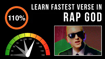 Learn Eminem's Fastest Verse In 'Rap God' (Slowed Down + Scrolling Lyrics)