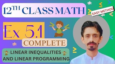 Exercise 5.1|| 2nd Year Math Chapter 5|| graphs and coner points|| easy solution