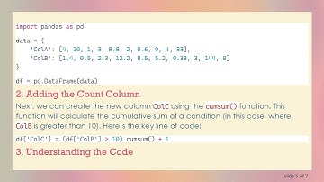 Create a DataFrame Column that Increases Count Based on Another Column