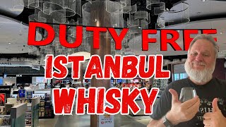 Duty free Istanbul whisky shopping.