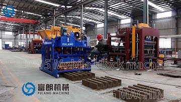 FL10-15M tight concrete block making machine ：moving egg laying style