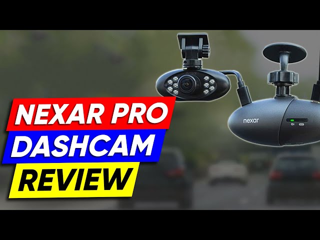 Nexar Pro Dual Dash Cam - HD Front Dash Cam and Interior Car