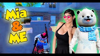 Mia \& PREET Jumped To Pochinki 😁😁 || PUBG MOBILE HIGHLIGHTS