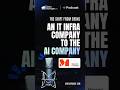 The shift from being an IT infra company to The AI company