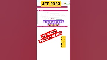 JEE Main 2023 Results Anytime Soon | #jee #jee2023 #jeemains #jeeadvanced #nta #2023 #india #main #j