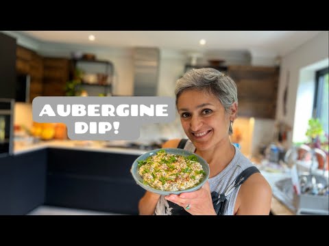 THE ONLY AUBERGINE DIP YOU NEED THIS SUMMER  Roasted aubergine  Eggplant  Food with Chetna