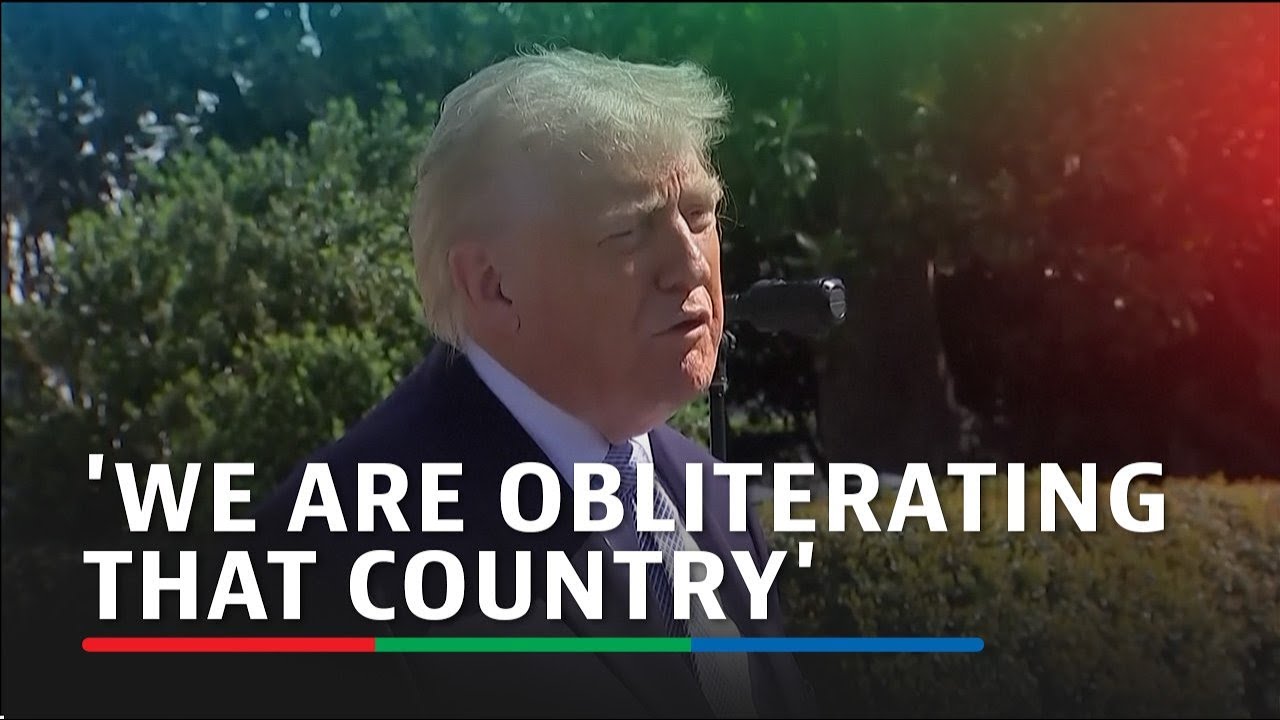 Trump says Tuesday deadline to make a deal with Iran is final | ABS-CBN ...