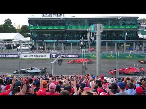 2018 Formula 1 Rolex Australian Grand Prix - Race Start 4K