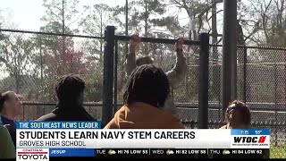 U.S. Navy showcases ‘Strike Group’ mixed-reality experience at local high school