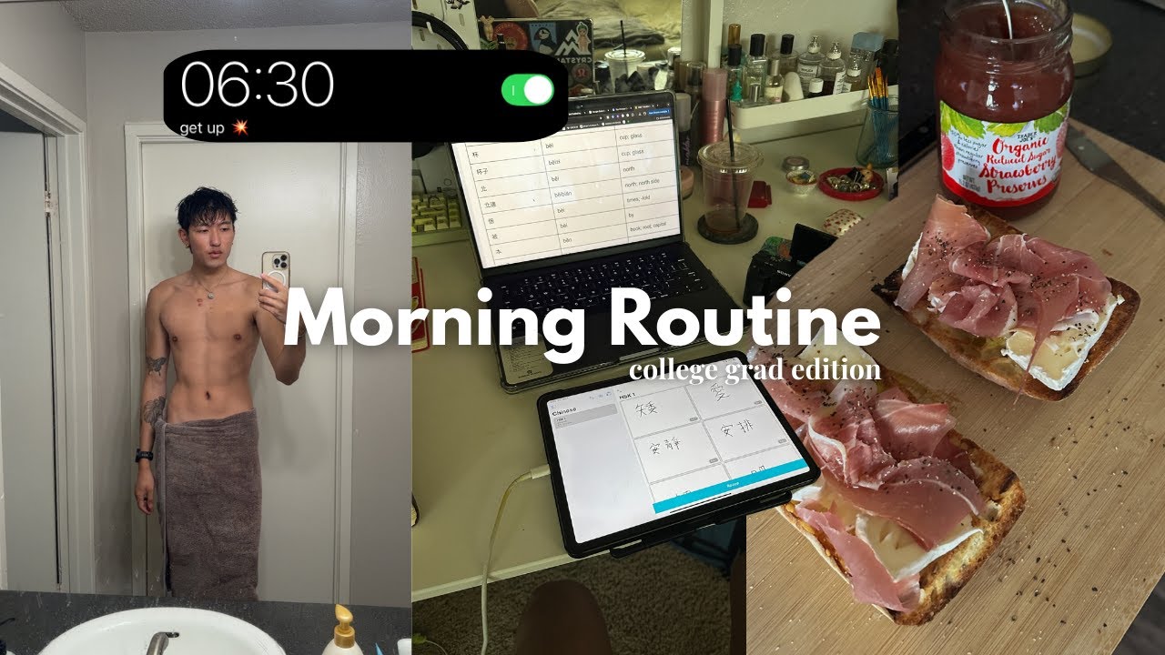 6 am morning routine as a recent college grad | healthy habits ...