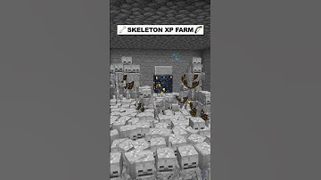 Minecraft Skeleton XP Farm! #minecraft #shorts