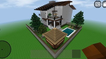 [ MINI BLOCK CRAFT ] House Tour No. 7 || Two Storey Vacation Villa 🏡