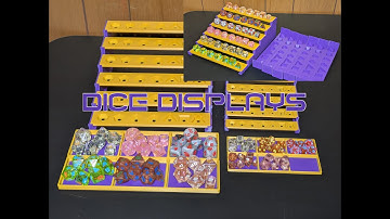 Dice Display Stands and Trays