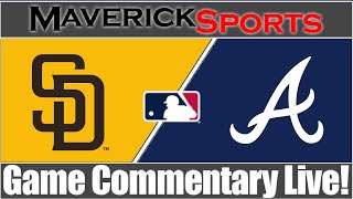 San Diego Padres vs Atlanta Braves⚾|⚾ Game Commentary Live!