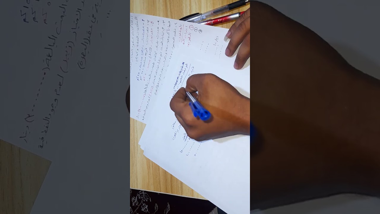 محاسبة نفط (مصاريف الانفاق)مثال شامل