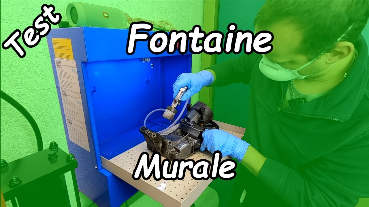 Fontaine De Nettoyage 15L Avec Pompe - Bac Dégraissage Pièces Mécaniques - Atelier