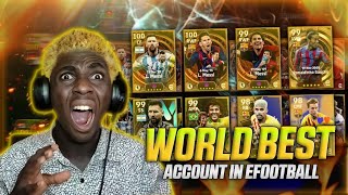 REVIEWING WORLD'S BEST EFOOTBALL ACCOUNT 🥵🔥 || ALL EFOOTBALL PLAYERS DREAM ACCOUNT 😲😍 | eFootball 24