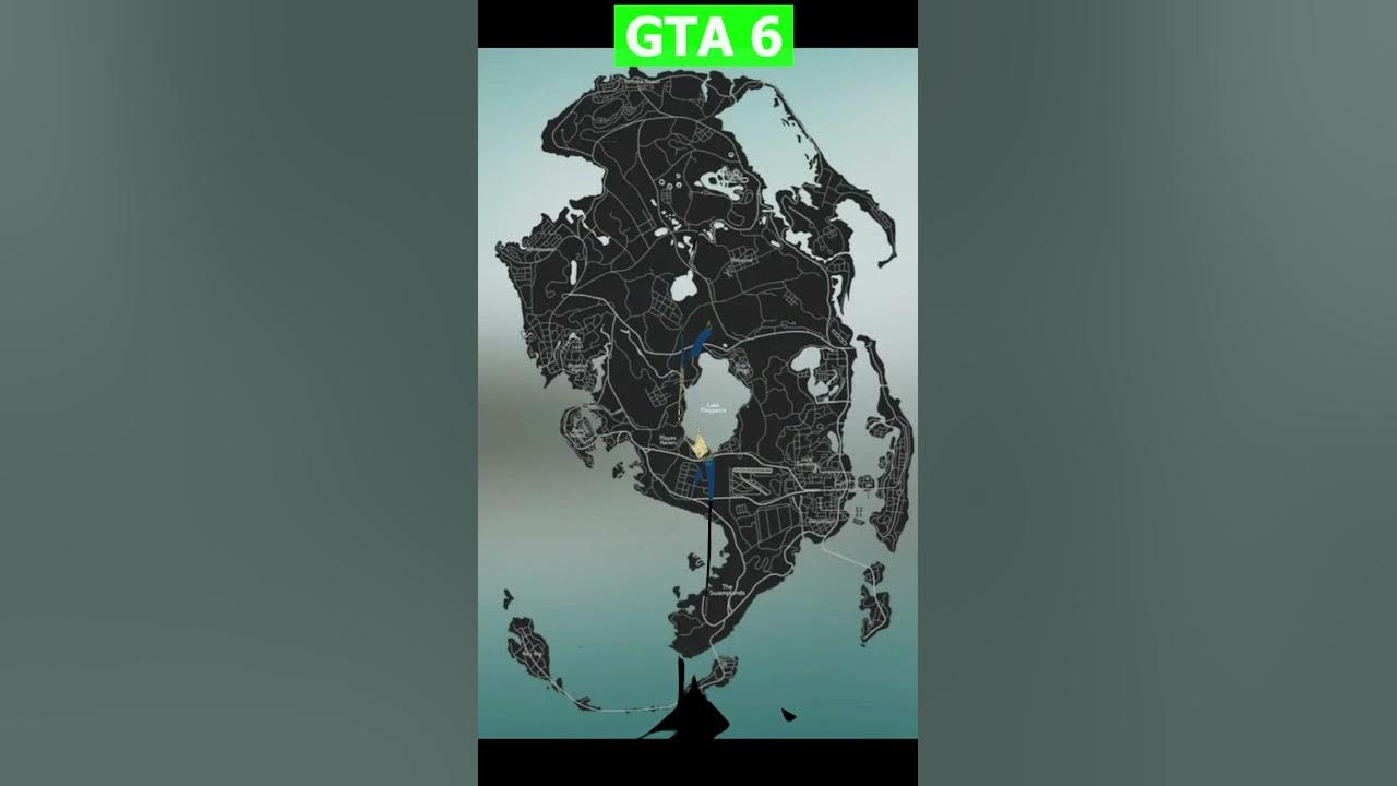 GTA 5 VS GTA 6 #gta5 #vs #gta6 #shorts #map #gta5vsgta6map