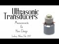 Ultrasonic Transducers - Measurements and Horn Design