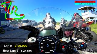 HP4 Race at Gingerman Raceway, June 14th 2020, early morning session 1 with STT