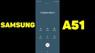 Samsung Galaxy A51 incoming call (screen video) Over The Horizon Resimi