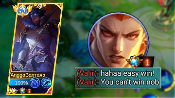 XAVIER VS HERO VALIR WHO WILL WIN?? | XAVIER BEST BUILD COUNTER META HERO VALIR MIDLANE | MLBB